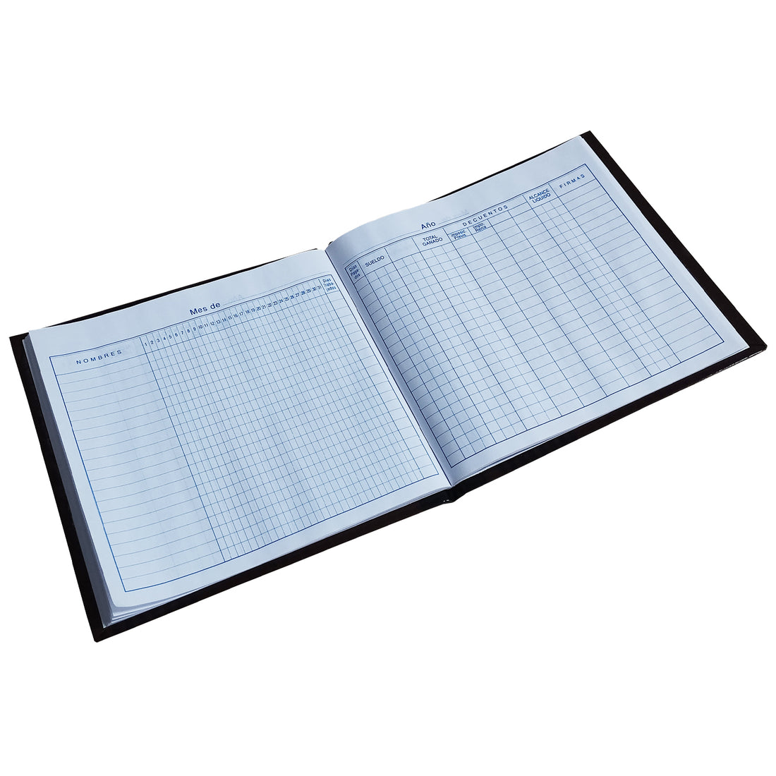 LIBRETA MENSUAL CON TARJA