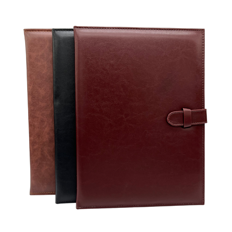 CARPETA PORTA BLOCK SIMIL CUERO 3201-M BUHO