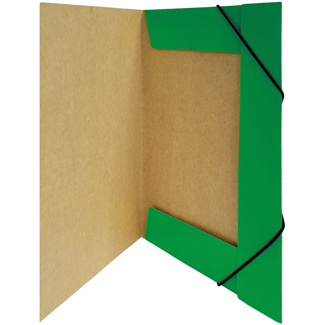 CARPETA C/ELASTICO VERDE CLARO