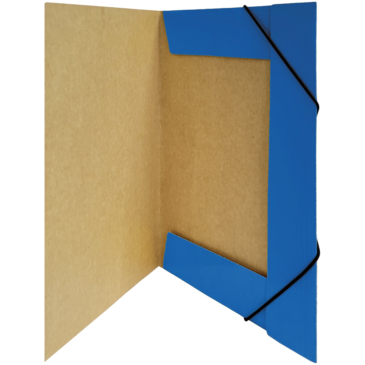 CARPETA C/ELASTICO AZUL CLARO
