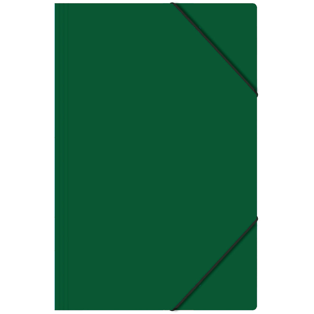 CARPETA C/ELASTICO VERDE OSCURO