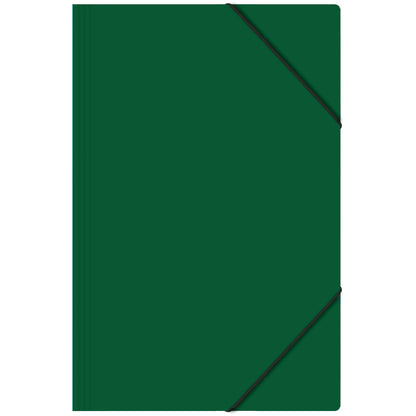 CARPETA C/ELASTICO VERDE OSCURO