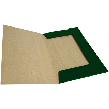 CARPETA C/ELASTICO VERDE OSCURO