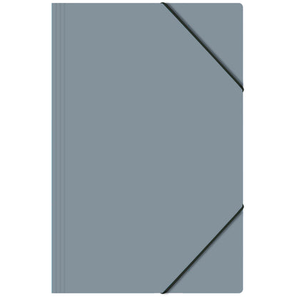 CARPETA C/ELASTICO PLATA
