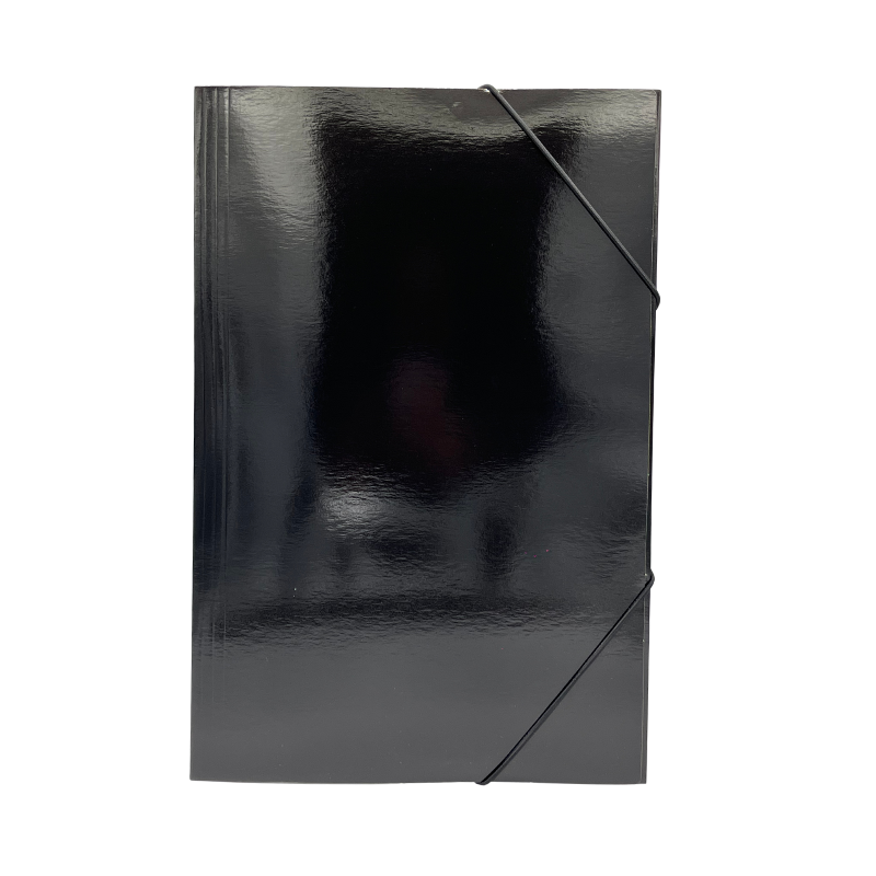 CARPETA C/ELASTICO NEGRO