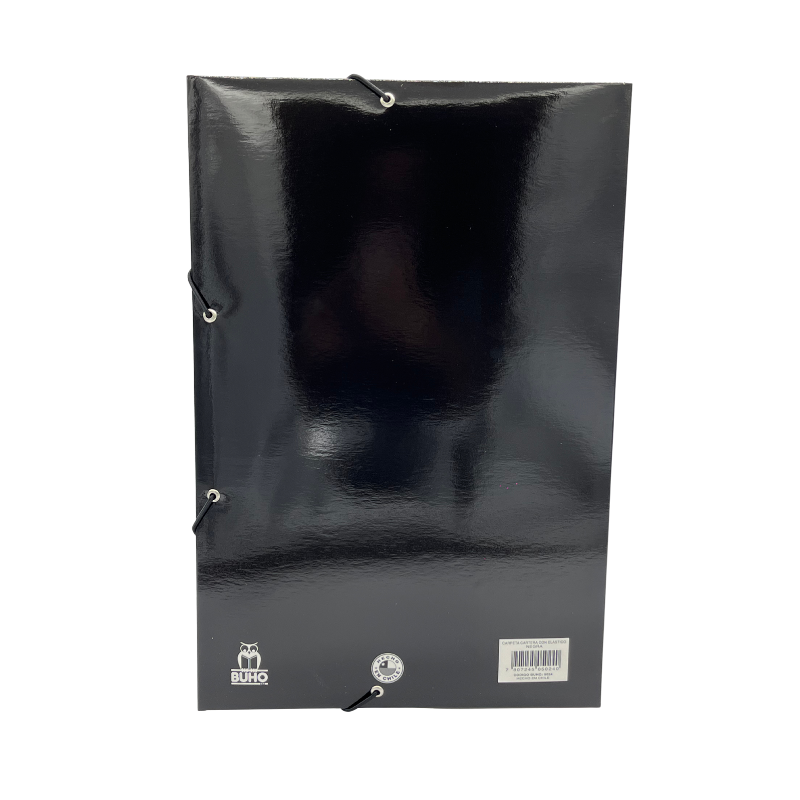 CARPETA C/ELASTICO NEGRO