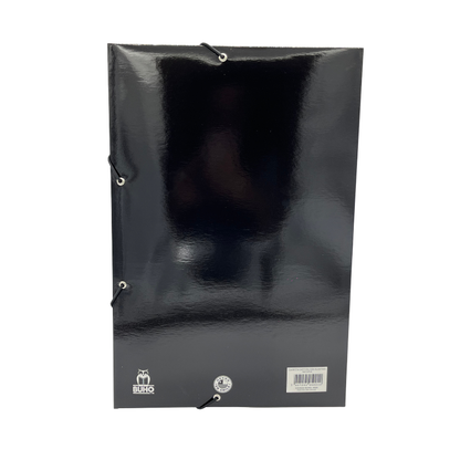CARPETA C/ELASTICO NEGRO