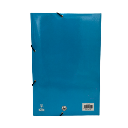 CARPETA C/ELASTICO CELESTE