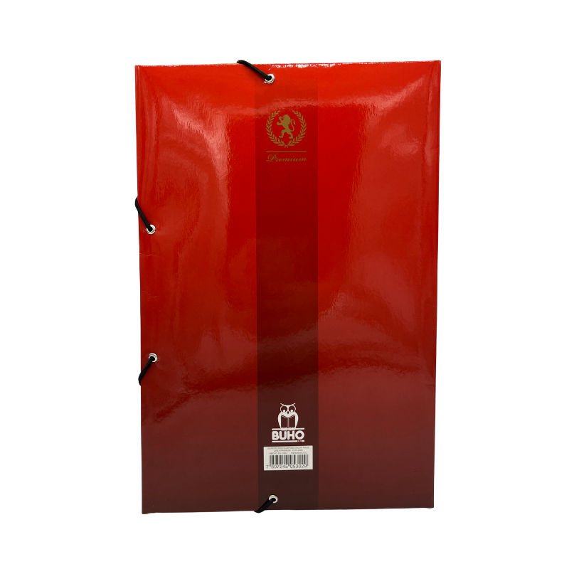 CARPETA C/ELASTICO ROJA
