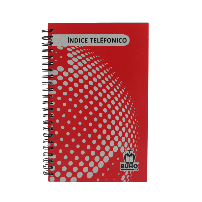 LIBRETA INDICE TELEFONICO TAPA CARTULINA