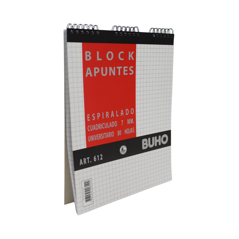 BLOCK APUNTES ESPIRALADO CARTA - 80 HJS
