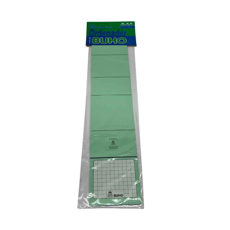DISPLAY ETIQUETA  VERDE (10 UNID)