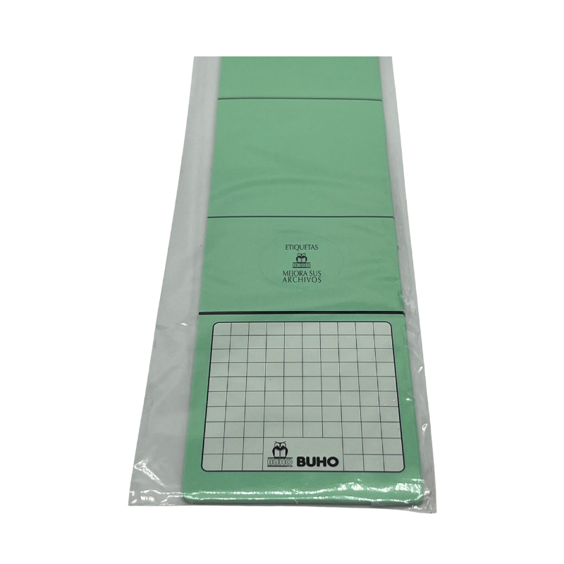 DISPLAY ETIQUETA  VERDE (10 UNID)