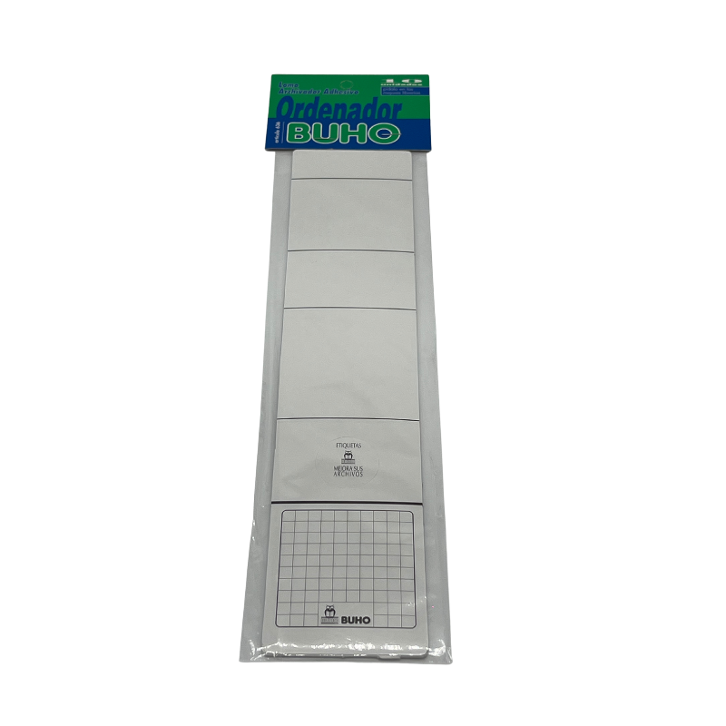 DISPLAY ETIQUETA BLANCO (10 UNID)