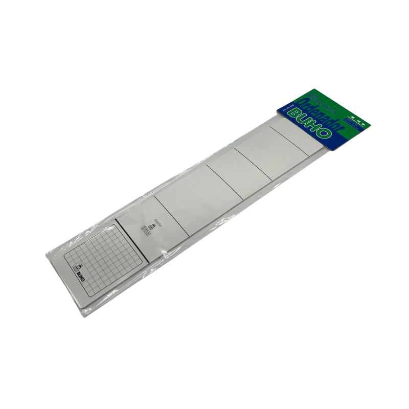DISPLAY ETIQUETA BLANCO (10 UNID)