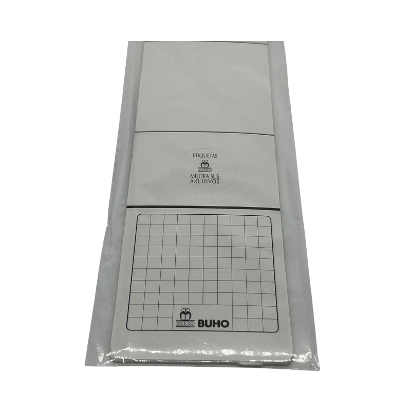 DISPLAY ETIQUETA BLANCO (10 UNID)