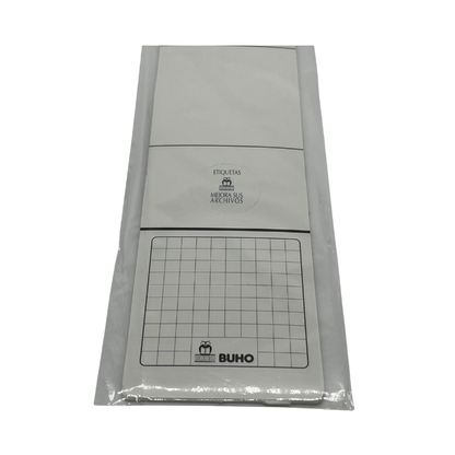 DISPLAY ETIQUETA BLANCO (10 UNID)