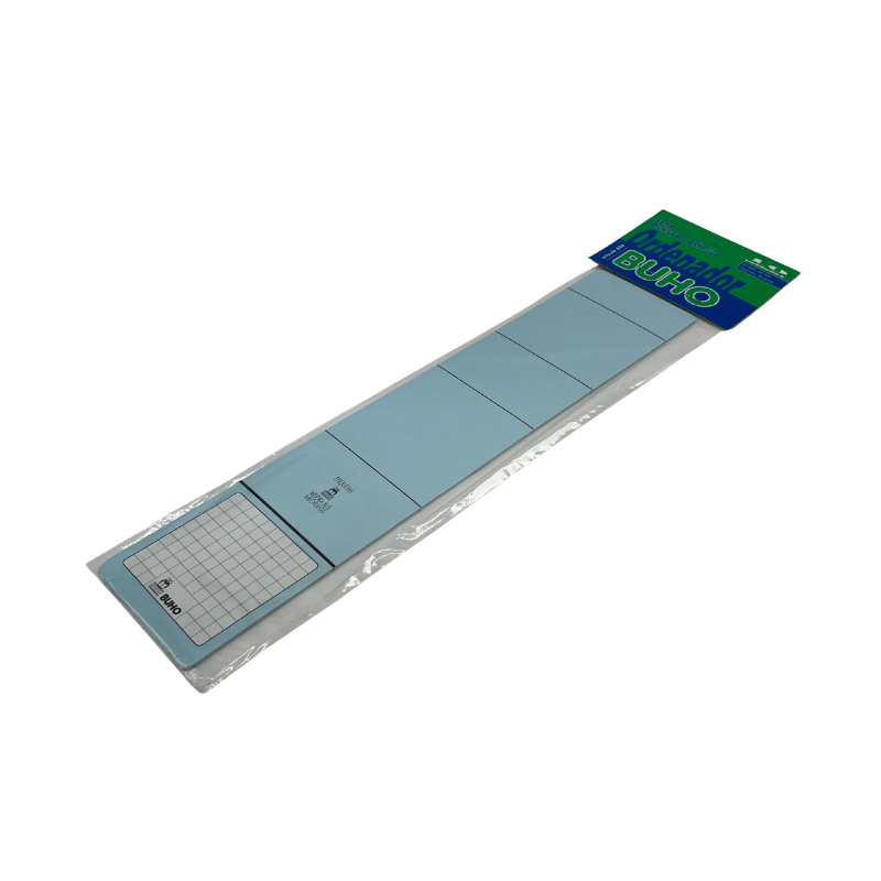 DISPLAY ETIQUETA  CELESTE (10 UNID)