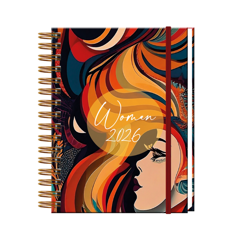 AGENDA WOMAN MEMORY ANILLADA