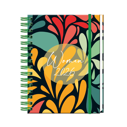 AGENDA WOMAN MEMORY ANILLADA
