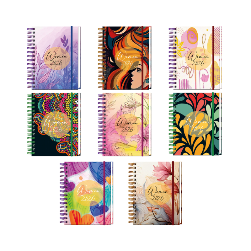 AGENDA WOMAN MEMORY ANILLADA