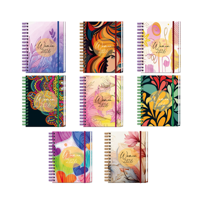 AGENDA WOMAN MEMORY ANILLADA