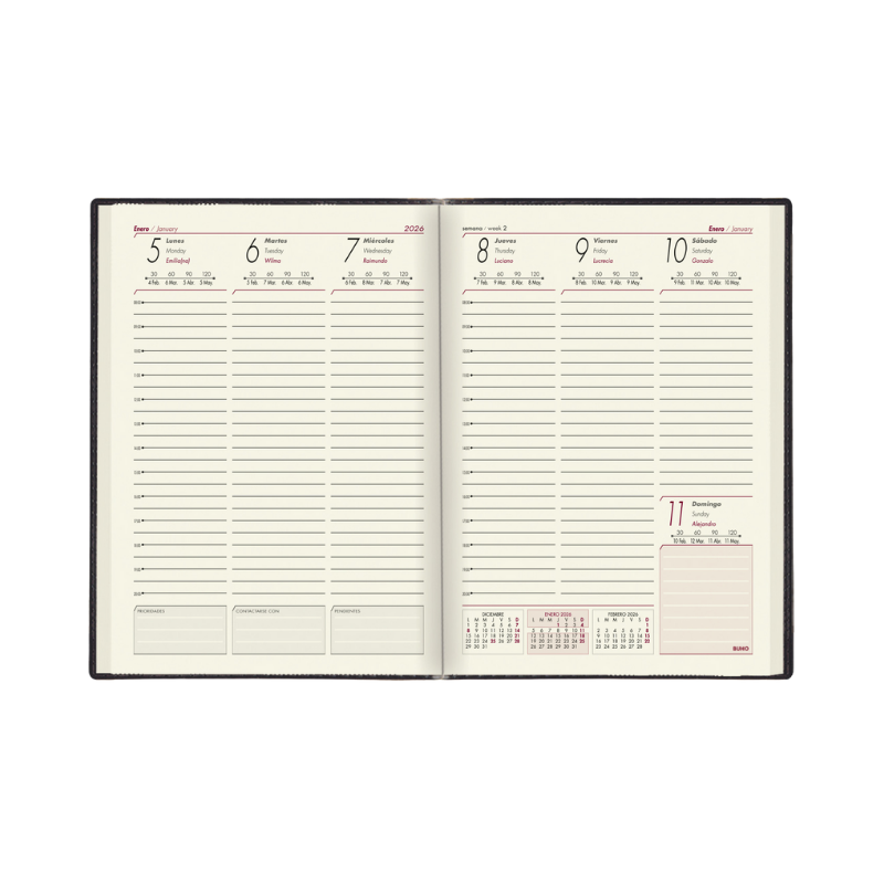 AGENDA WEEKLY CLASICA