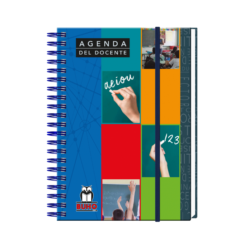 AGENDA DOCENTE TAPA ANILLADA