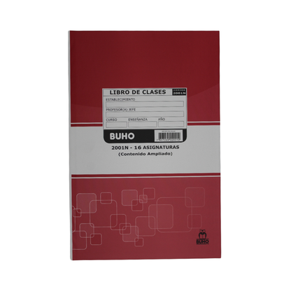 LIBRO DE CLASES EDUC. BÁSICA 1º A 8º DE 16 ASIGNATURAS