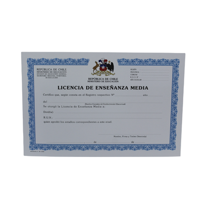 LICENCIA ENSEÑANZA MEDIA