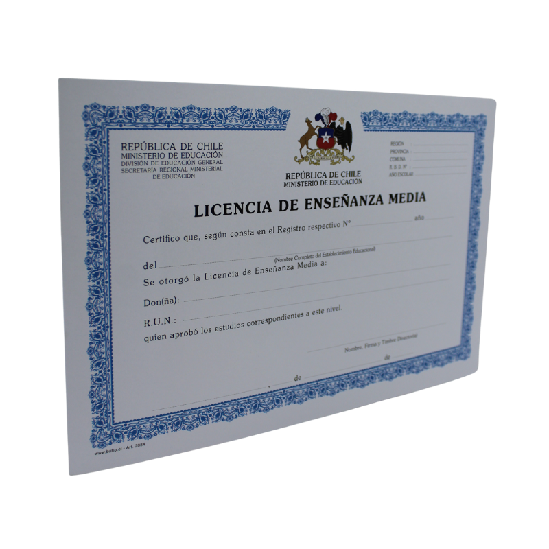 LICENCIA ENSEÑANZA MEDIA