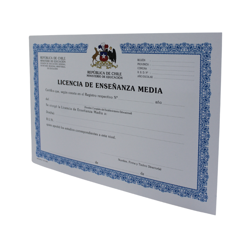 LICENCIA ENSEÑANZA MEDIA