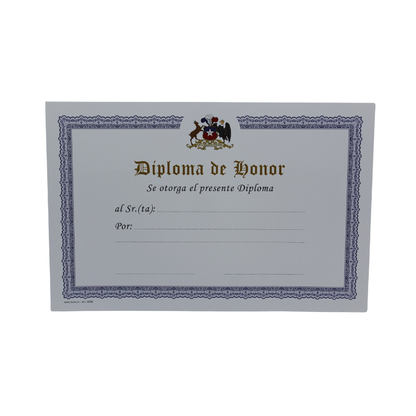 DIPLOMA DE HONOR