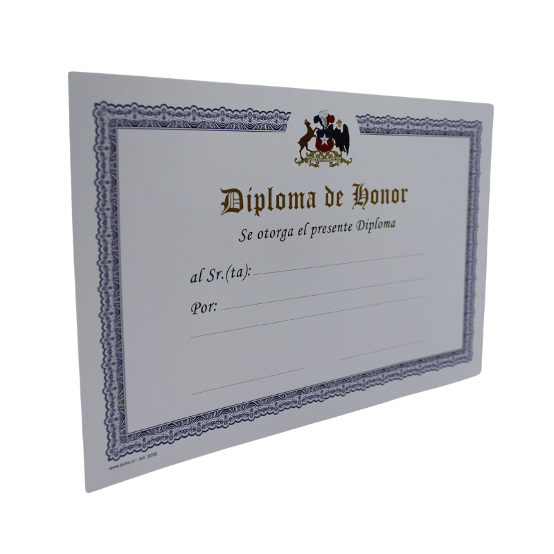 DIPLOMA DE HONOR