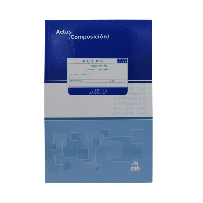 ACTAS COMPOSICION 100 HOJAS