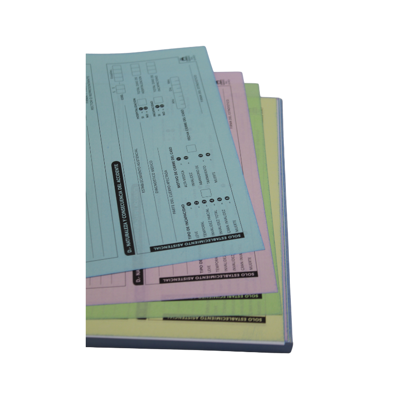 CERTIFICADO DE ACCIDENTE ESCOLAR QUINTUPLICADO