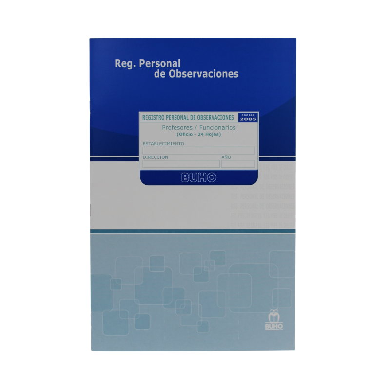 REGISTRO PERSONAL DE OBSERVACIONES PROFESORES Y FUNCIONARIOS