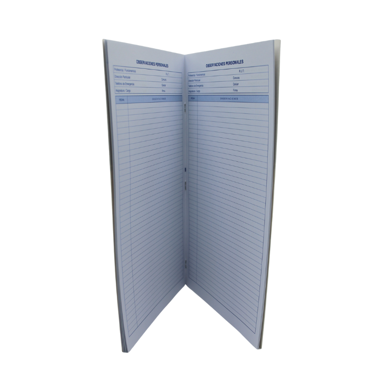 REGISTRO PERSONAL DE OBSERVACIONES PROFESORES Y FUNCIONARIOS