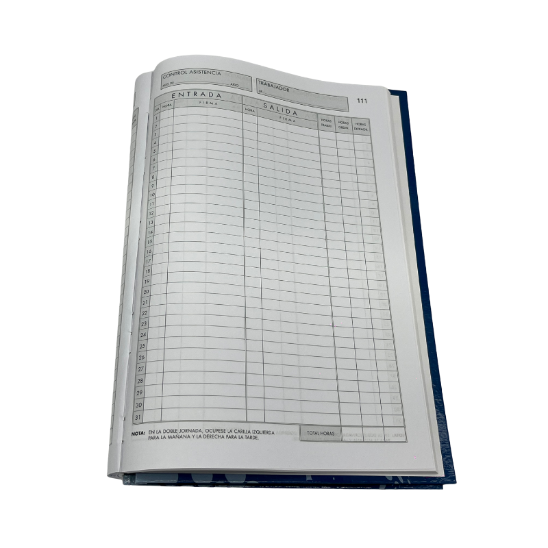 LIBRO DE ASISTENCIA ORGAREX 100 HOJAS