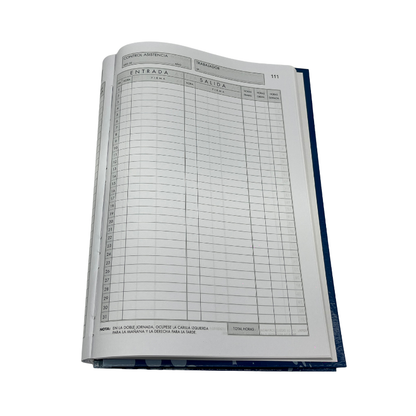 LIBRO DE ASISTENCIA ORGAREX 100 HOJAS