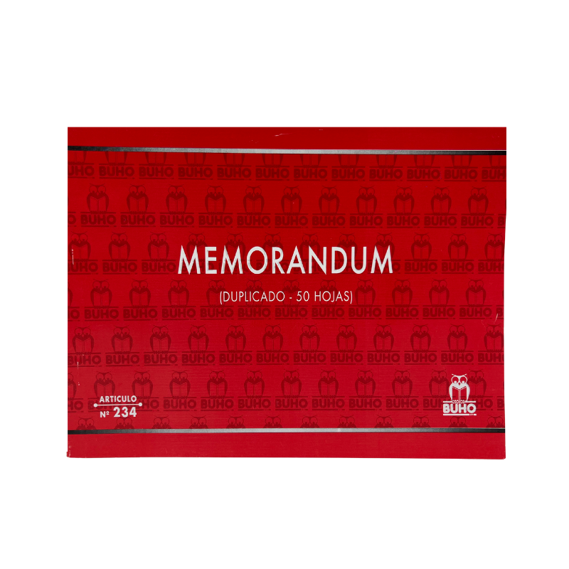 MEMORANDUM DUPLICADO - 50 HJS