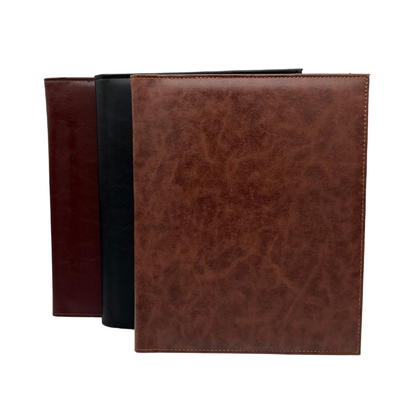 CARPETA PORTA CUADERNO SIMIL CUERO 3203-M BUHO
