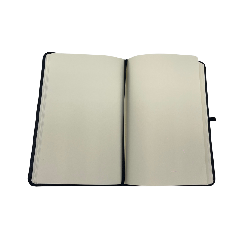 LIBRETA TIPO MOLESKINE 14X21 CM - CUADRICULADA
