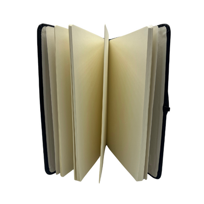 LIBRETA TIPO MOLESKINE 14X21 CM - CUADRICULADA