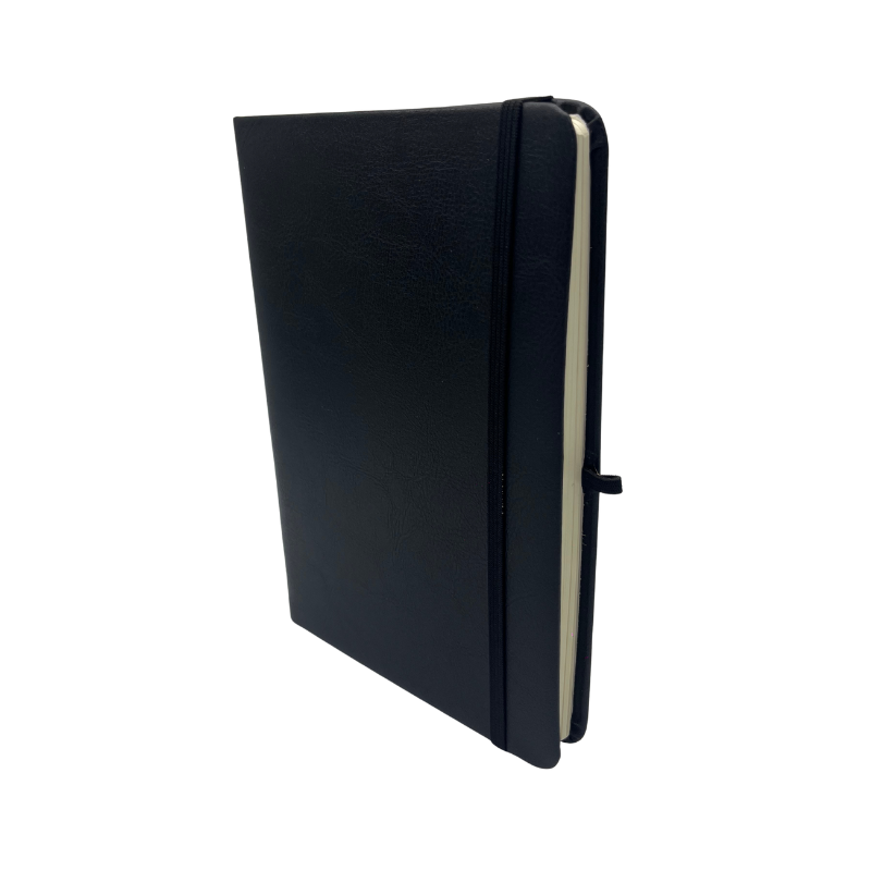 LIBRETA TIPO MOLESKINE 14X21 CM - CUADRICULADA