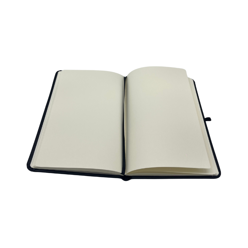 LIBRETA TIPO MOLESKINE 14X21 CM - CUADRICULADA