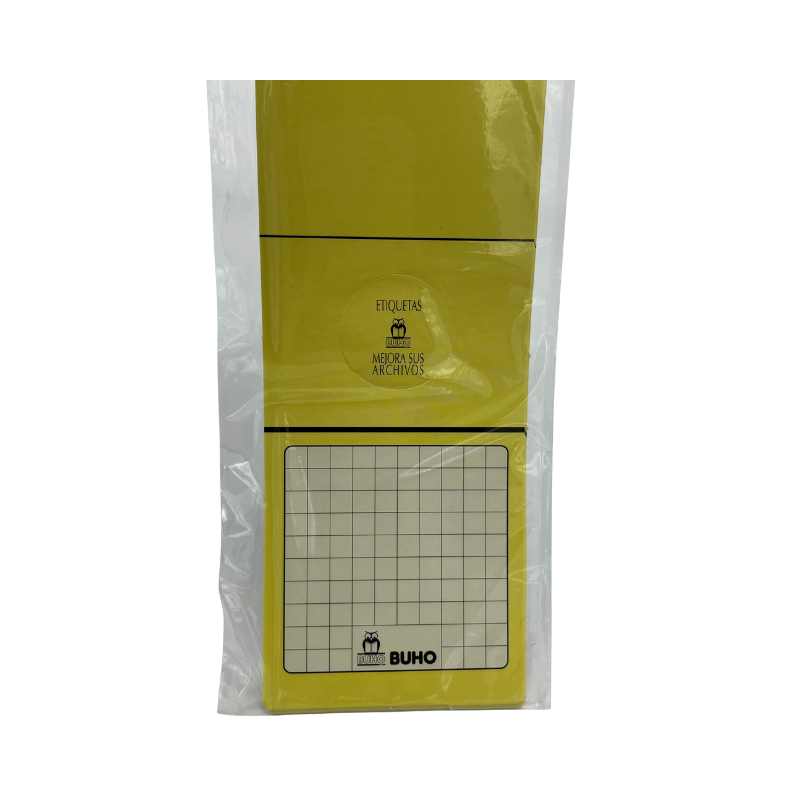 DISPLAY ETIQUETA  AMARILLA (10 UNID)