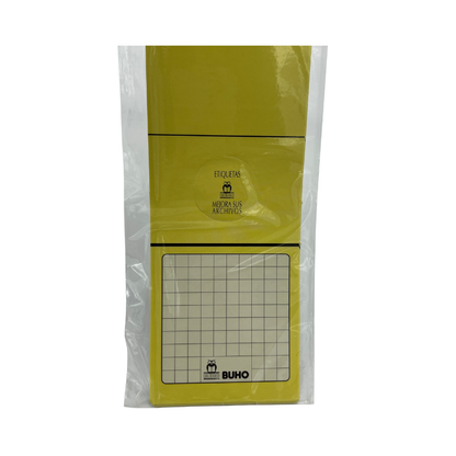 DISPLAY ETIQUETA  AMARILLA (10 UNID)