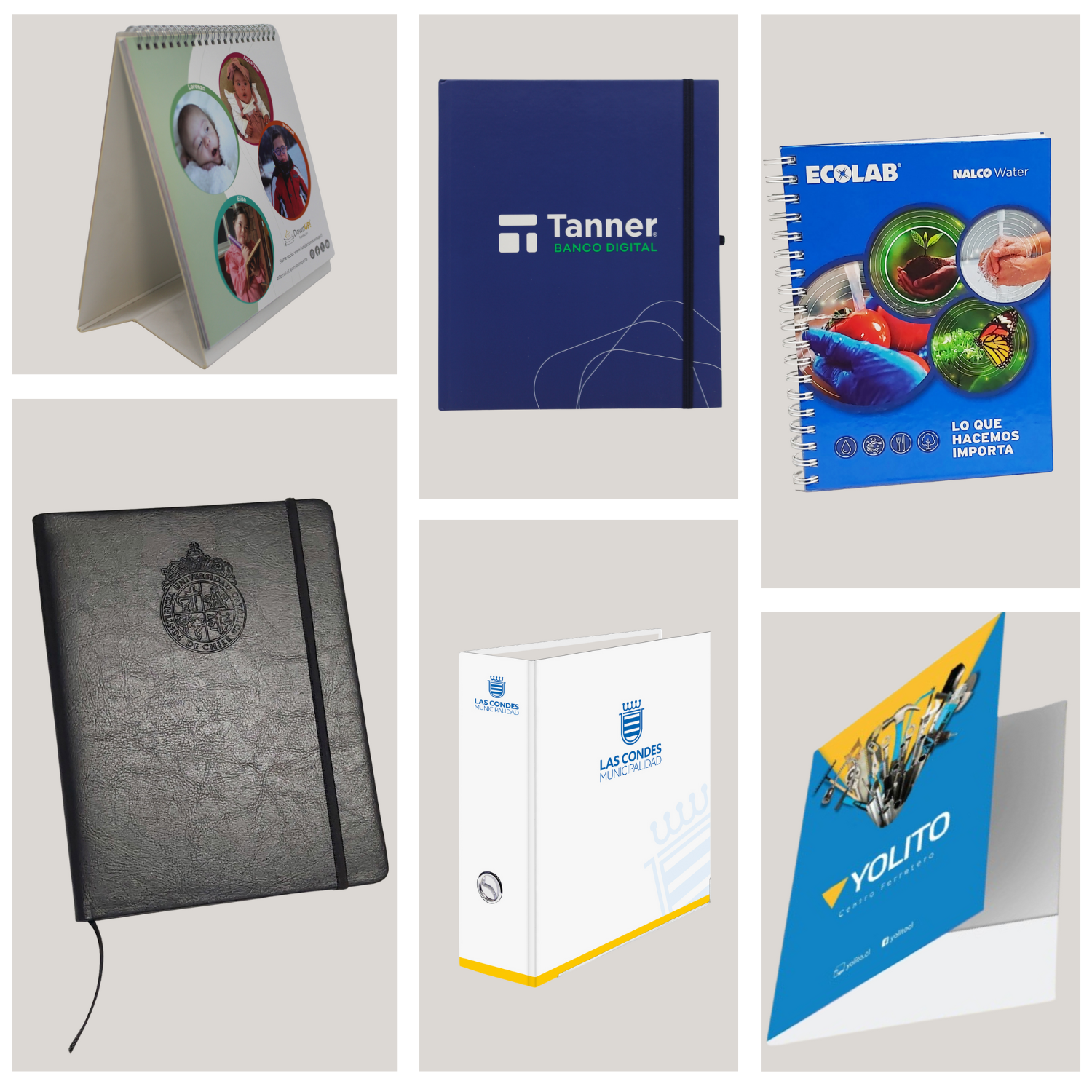 Collage Productos Corporativos Búho