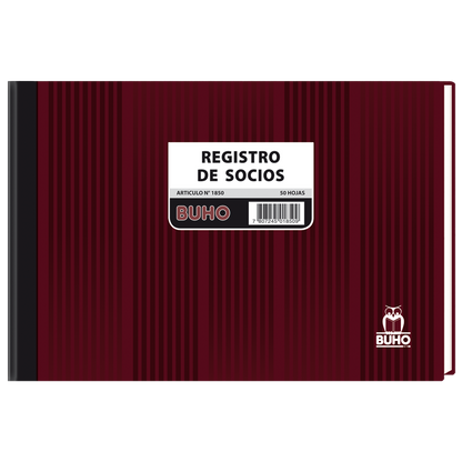 LIBRO REGISTRO DE SOCIOS